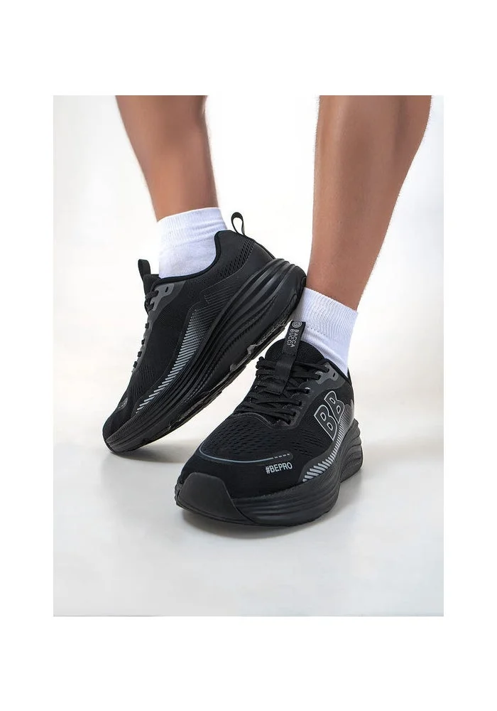 Bacca Bucci Midnight Black AEROCORE All-Day Athleisure Sneakers for Men | Best Price UAE